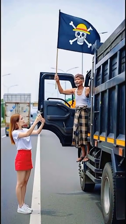 animasi bicara AI ‼️ kata' kake saat ditemui memegang bendera one piece#quotes#shortsfeed#tranding