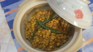 عدس على الطريقة الهنديه (Chana Dal)