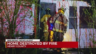 Henry County home destroyed in fire