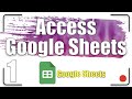 How To Access Google Sheets | Google Sheets Tutorial 1