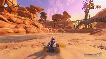 Crash Team Racing Nitro-Fueled - Komodo Joe Gameplay (PS4 HD) [1080p60FPS]