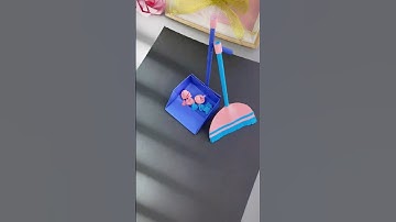 Cùng con gấp chiếc xẻng xúc rác mini dễ thương #handmade #choicungcon #thucong