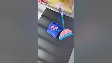 Cùng con gấp chiếc xẻng xúc rác mini dễ thương #handmade #choicungcon #thucong