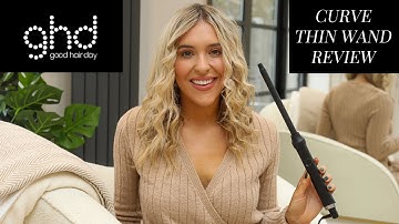 GHD CURVE THIN WAND Review - Hair curling tutorial with GHD