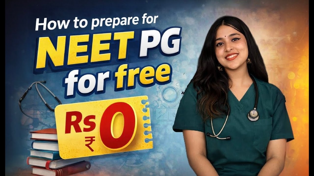 How to Prepare for NEET PG for FREE | No Coaching, No Paid Apps - YouTube