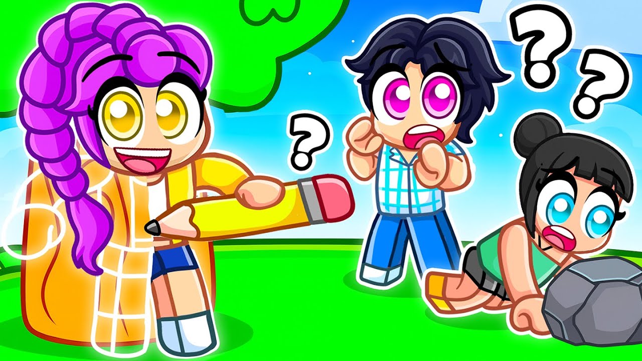 Werde Was DU ZEICHNEST in Roblox Hide & Seek! (Huntrix vs Saja Boys)