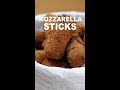 Homemade Mozzarella Sticks #shorts