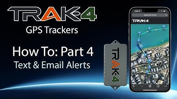 Trak-4 GPS - How To Part 4 - Text Message & Email Alerts
