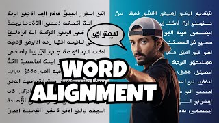 Why Word Alignment Matters (and How to Use It) Why Word Alignment Matters (and How to Use It)