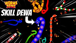 Worms Zone.io || Langsung Peringkat 1 Dunia  || Zona Cacing screenshot 3