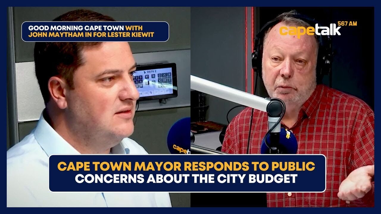 Mayor Geordin Hill-Lewis responds to public backlash over Cape Town’s 2025/26 Budget