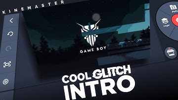 How to make cool glitch intro in kinemaster| intro kinemaster|saikat Bhunya