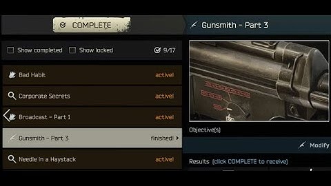 GUNSMITH Part 3 MP5 SD 1.0 Release Tarkov Fast Guide NEW