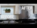Installing stainless steel kitchen backsplash! | Superholly