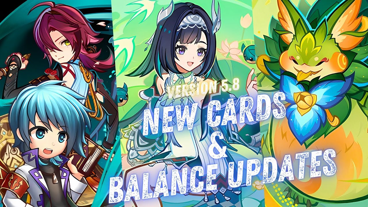REACTING TO NEW CARDS & BALANCE UPDATES VERSION 5.8 | Genshin TCG