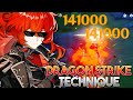 CARA MENGGUNAKAN TEKNIK BARU DRAGON STRIKE (+40% DAMAGE) | Genshin Impact Indonesia