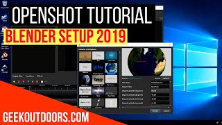 OPENSHOT TUTORIAL:  How To Setup Blender in Linux Mint Geekoutdoors.com EP979 screenshot 1