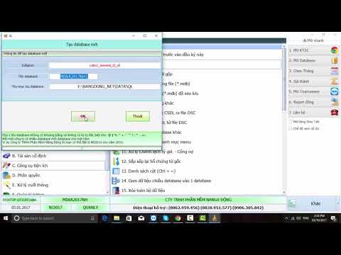Video Đổi tên Database - youtube