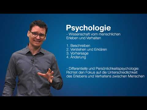 Video: Persönlichkeitspsychologie, Persönlichkeitsentwicklung Und Bildung