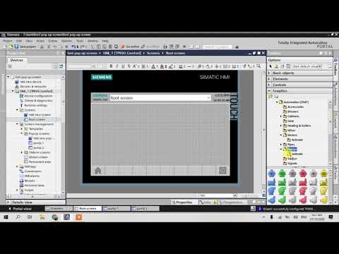 HOW TO MAKE POP UP SCREEN IN HMI USING TIA PORTAL