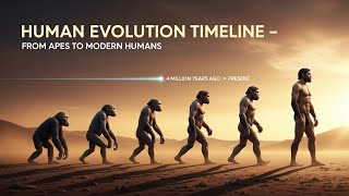 “Human Evolution Timeline – From Australopithecus to Homo sapiens”