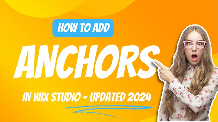 How to use Anchors - Wix Studio 2024 (Updated)
