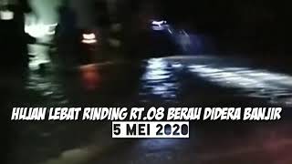 Hujan sebentar, Kawasan Rinding Kabupaten Berau Langsung Banjir