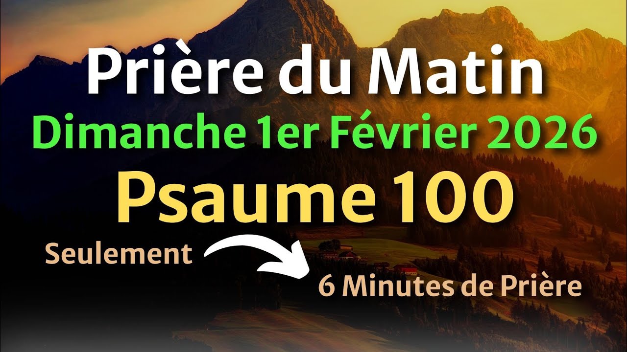 PRIÈRE du MATIN - Samedi 17 Janvier 2026 - Évangile et Psaume du Jour - Prière Pour Ta Journée