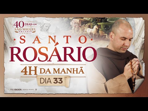 Santo Rosário | 40 Dias com São Miguel Arcanjo 2025 | 03:40 | 20/09 | 33° Dia | Live Ao vivo