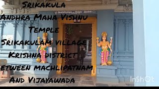 Temple travel vlogs  in English Srikakula Andhra Maha Vishnu temple