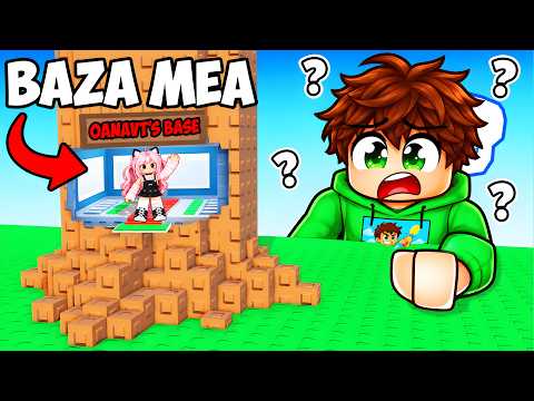 MI-AM ASCUNS BAZA in LOCURI IMPOSIBILE in ROBLOX!