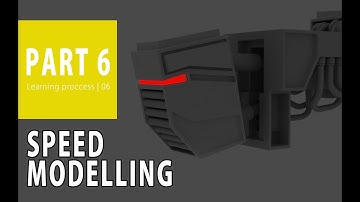 Blender 2.8 3D Speed Modelling ROBOT - PART 6