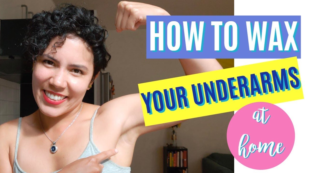 How to wax your underarms home Hot vs. Strip Wax YouTube