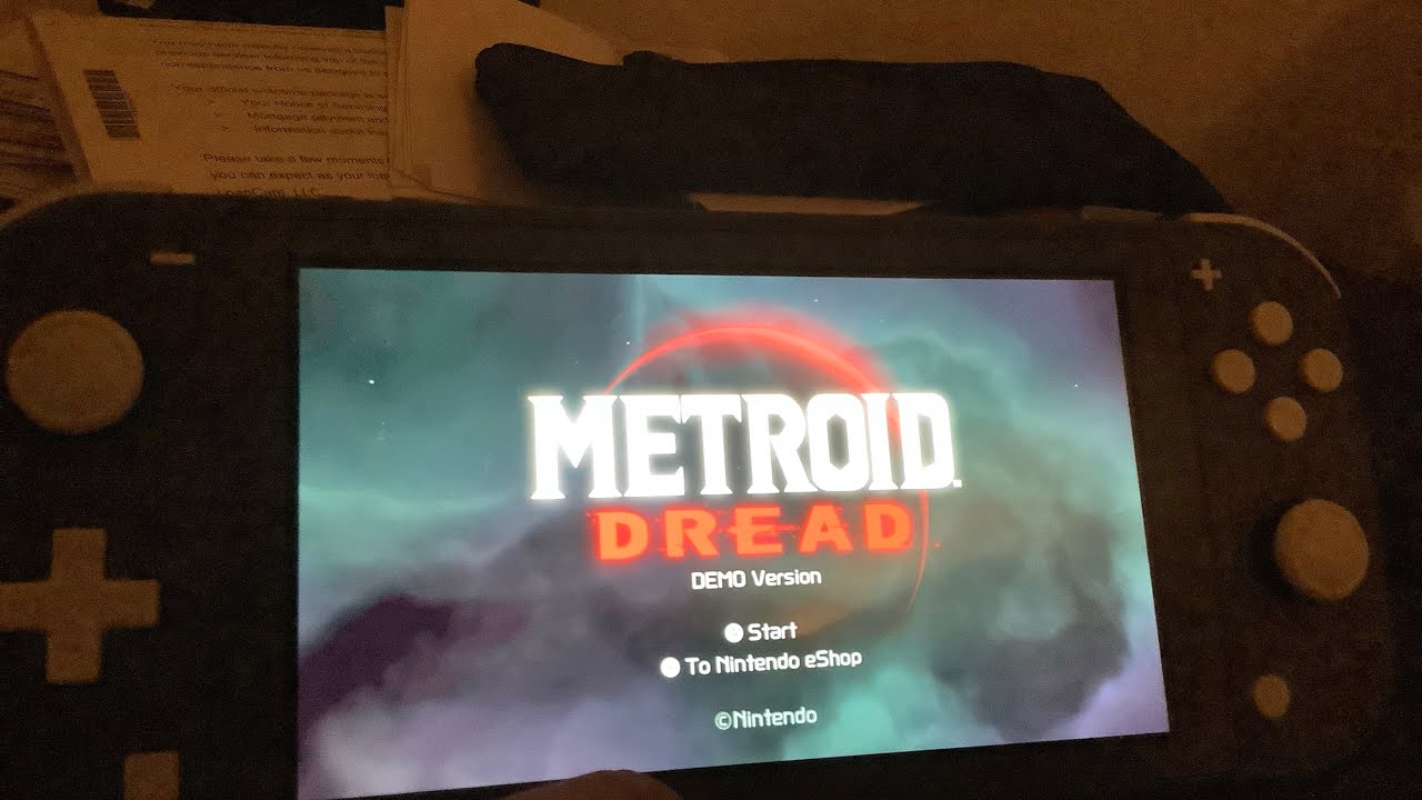 Metroid Dread demo gameplay