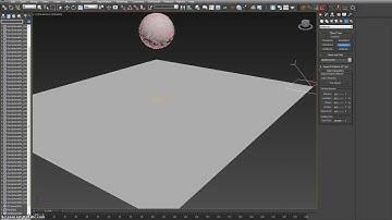 Simple particle dust-hit setup using 3ds Max, Rayfire & Pflow