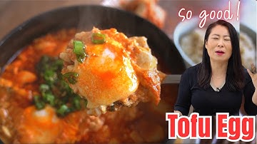 🌶I can eat this every day❗️SIMPLE Tofu & Eggs Soup [Korean Soft Tofu Stew; Soondubu Jjigae] 순두부 계란찌개