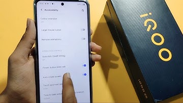 how to on power botton ends call in iQOO Z5 | power botton ends call setting