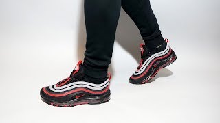 nike air 97 black and red