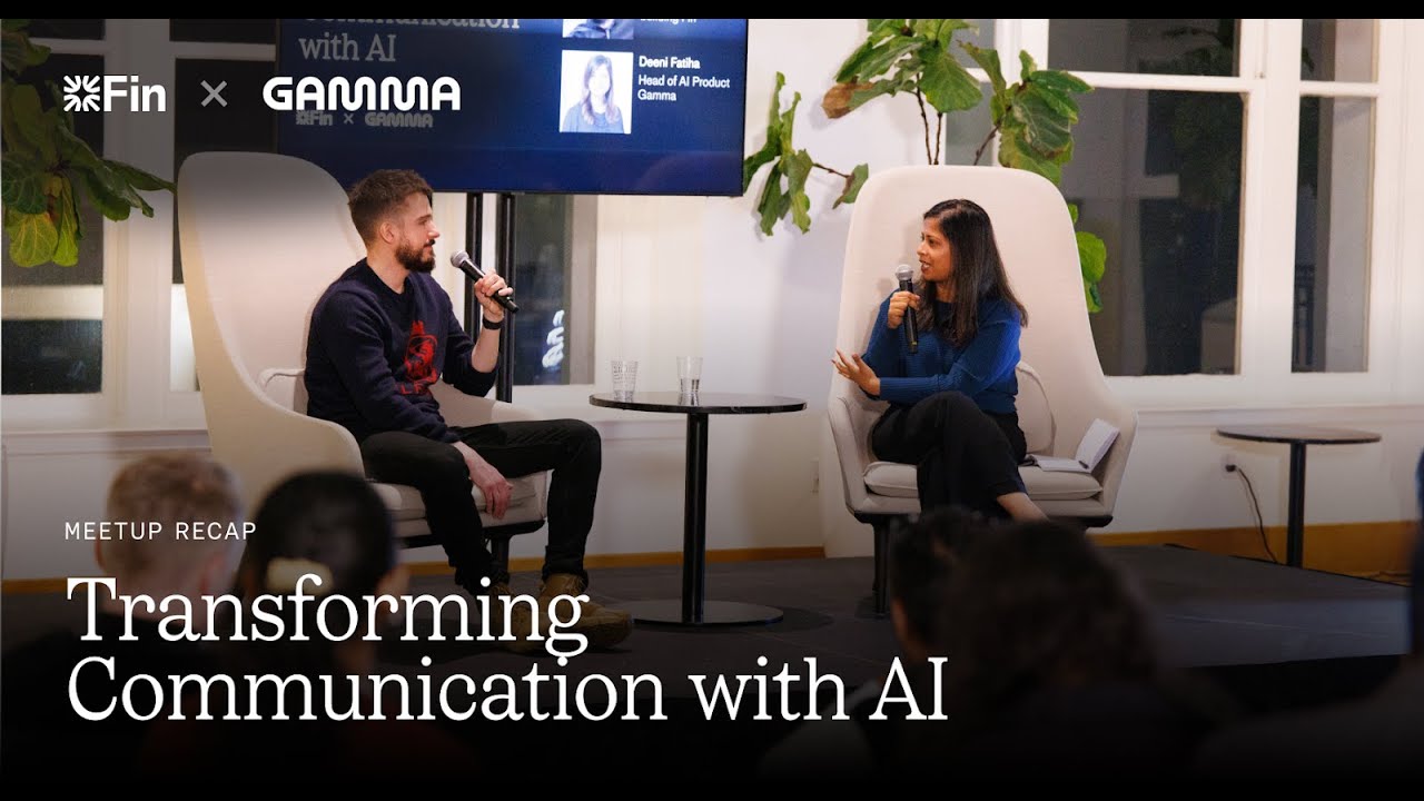 Fin x Gamma meetup: Transforming Communication with AI | San Francisco | October 2025