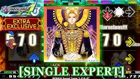 【DDR A3】 THE ANCIENT KING IS BACK [SINGLE EXPERT] 譜面確認＋Clap