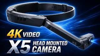 DRIFT X5 Head‑Mounted 4K Camera Review – Hands‑Free Action Cam with EIS, Waterproof &amp; Voice Control!