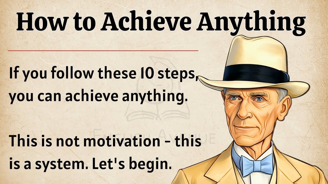 How to Achieve Anything | Learn English Through Motivation 💪 | Graded Reader | Improve Your English