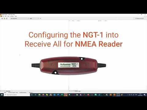 Configuring the NGT-1 into Receive All for NMEA Reader