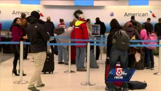 Logan Airport reports some delays in first winter storm