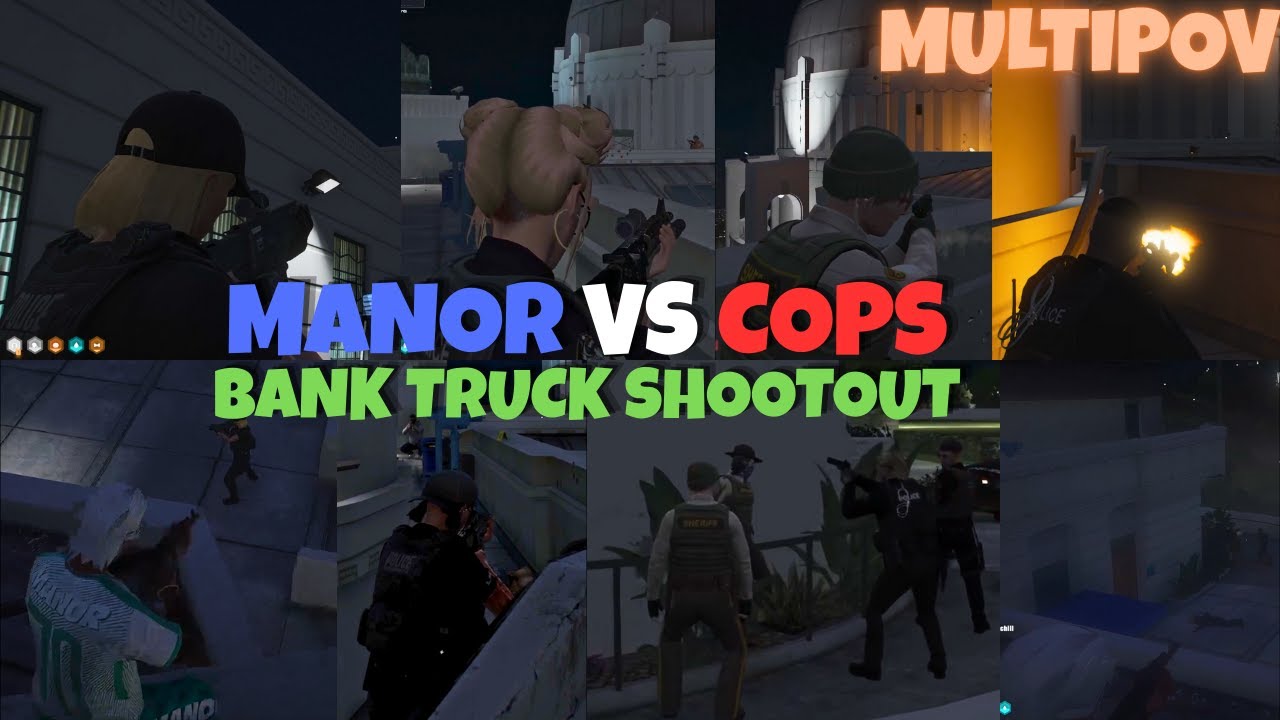 Копы из особняка курят грузовик банка и ведут переговоры + Терри Хувер | Мультипликация | NOPIXEL...