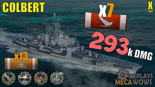 Colbert 7 Kills & 293k Damage | World of Warships Gameplay