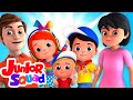 Keluarga jari | Kartun pendidikan anak | Animasi | Junior Squad Indonesia | Bayi sajak