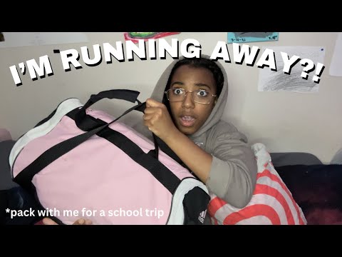 PACK WITH ME for a school trip // this is gonna be good