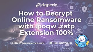 Jasa Decrypt Ransomware Online Varian .poqw .zatp 100% Recovered -  Kalimantan