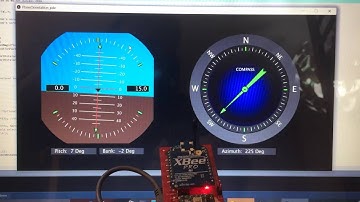 Virtual Horizon with XBee and Prop Shield sensor